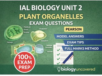 IAL Biology  Plant Organelles Exam Questions