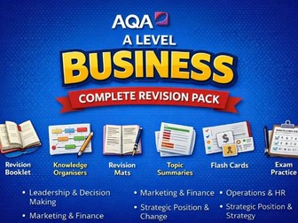 AQA A Level Business Complete Revision Pack