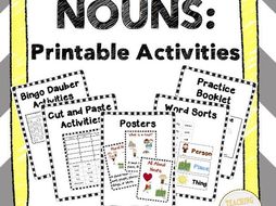 Nouns: Printable Activities