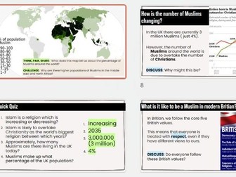 ETHICS (ISLAM) Islam Today – Life as a Muslim in Modern Britain