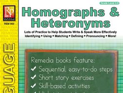 Homographs & Heteronyms