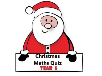 This Year 6 Christmas Maths Quiz and Lesson plan