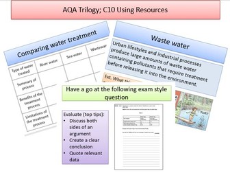 AQA Trilogy C10 Using resources