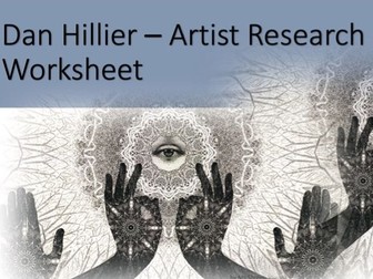 Dan Hillier Artist Study and Art Activity PPT