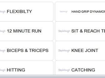 OCR GCSE PE 9-1 PLAY DOUGH GAME