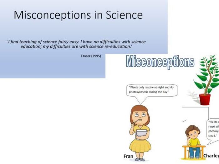 Misconceptions In Science | Teaching Resources