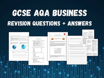 GCSE AQA Business Revision Questions