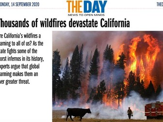 KS3-5 debate: Are California’s wildfires a warning to all of us?