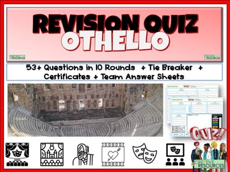 Othello Shakespeare Quiz