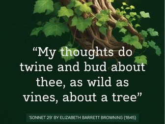 'Sonnet 29' Quotation Poster New Eduqas Anthology