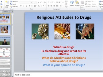 Drugs, Alcohol and Religious Attitudes