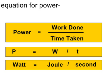 Power of a device - Physics GCSE