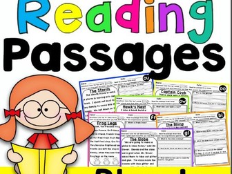 Blends reading passage.