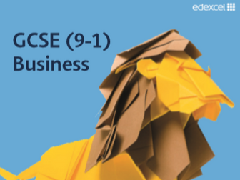 Edexcel GCSE (9-1) Business Key Words and definitions Bunting
