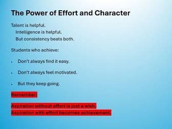 GCSE Y9 - Aspiring to achieve assembly