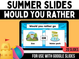 Summer Would You Rather | Summer Daily & Morning Slides Template