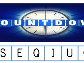 Countdown Spelling Resource