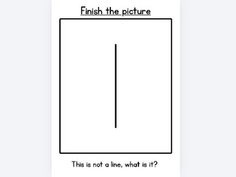 Finish the Picture - creative art drawings