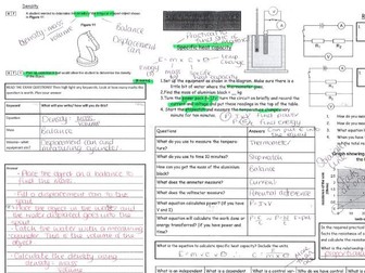 Combined physics paper 1 required practical and 6 mark Q with planning