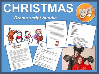 CHRISTMAS Drama script bundle