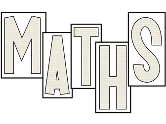 Classroom Display Lettering