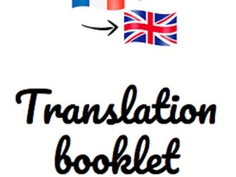A-Level French Translation Booklet