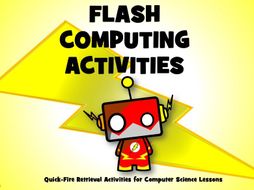 Computer Science Flash Activity Sheets