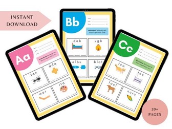 Alphabet Spelling Practice Pages