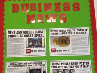 Business and Enterprise Display - January News Headlines