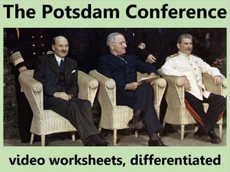 Potsdam Conference: video questions, differentiated