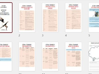 GCSE Dance Written Exam Section A Guide