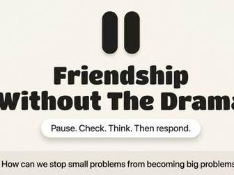 Friendship Without the Drama