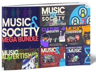 Music and Society- MEGA BUNDLE