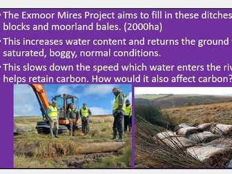 AQA A Level Geography Carbon and Water River Case Study River Exe