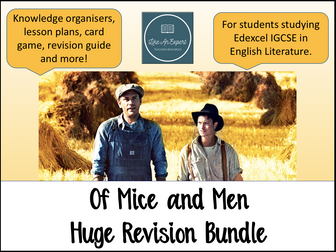 Of Mice and Men - Revision Bundle
