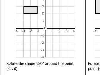 Transformations Worksheet Bundle + Answers!