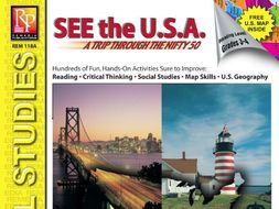 See the USA: Reading Comprehension & Mapping Activities