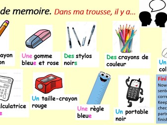 French primary lessons (Y5/Y6). 15 lessons, including SoW