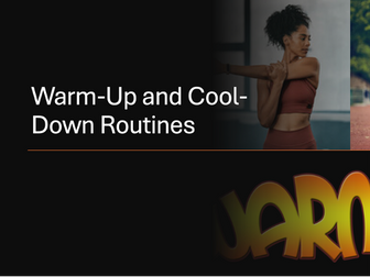 R180 CNAT Lesson 2 resources on warm up and cool down