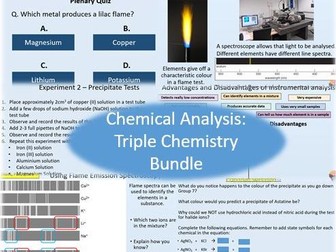 GCSE Triple Chemistry: Chemical Analysis