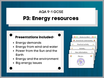 P3 Energy resources