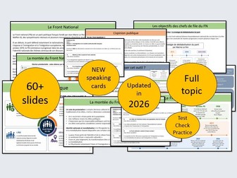 EDEXCEL A Level French – L’extrême droite FULL TOPIC