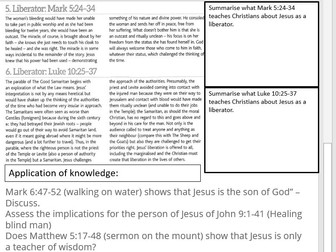 OCR RS A-Level Jesus key teaching resource