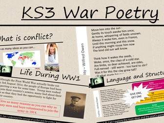 KS3 War Poetry- Futility