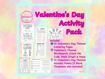 Valentine’s Day Activity Pack