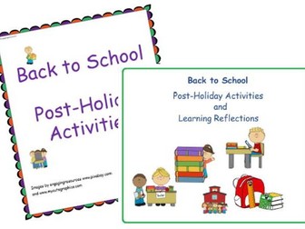 Back to school Bundle – Holiday Activities and Learning Reflections 