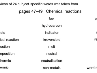 Word models for chemical reactions (CGP pp47–49)