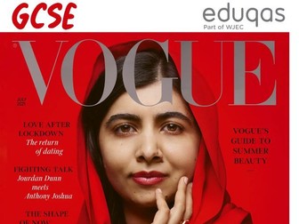 Vogue July 2021 - GCSE Media Studies EDUQAS