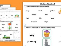 Adjectives worksheets with answer key image