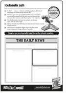 Comprehension worksheet: Volcanoes | Teaching Resources